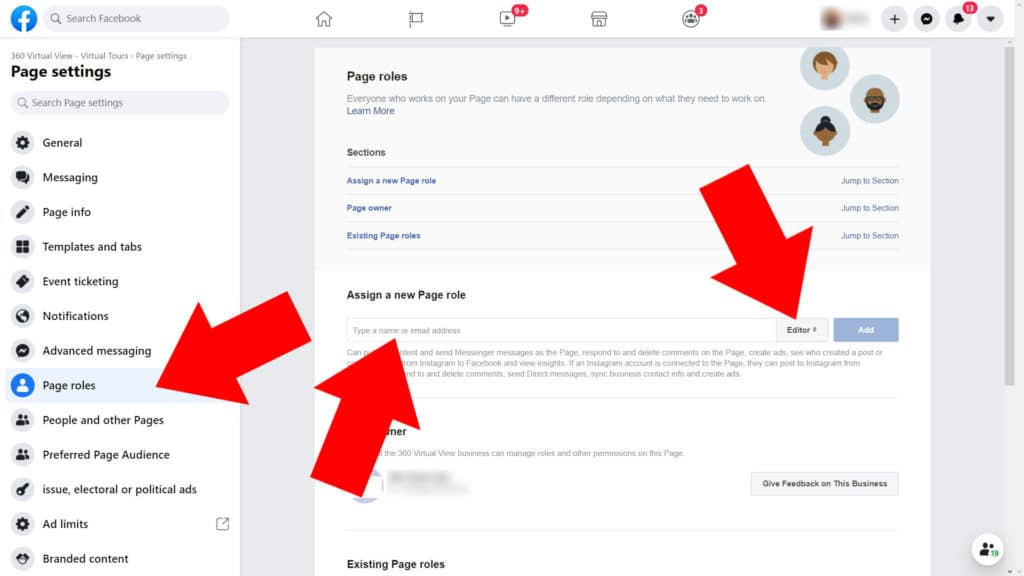 How to add or remove Facebook Page administrators edit
